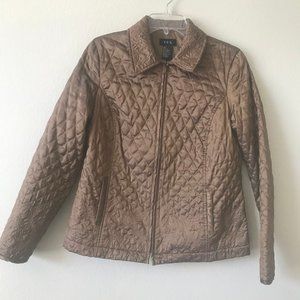 Brown Polyester Jacket